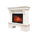 Портал Firelight Forte 25S камень белый, шпон белёный дуб