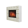 Каминокомплект: Очаг Electrolux EFP/P-3020LS с порталом Firelight Crystal 30 светлая экокожа