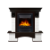 Портал Firelight Forte Classic камень белый, шпон венге