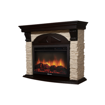 Портал Firelight Torre 25S камень слоновая кость, шпон венге-1