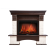Портал Firelight Forte 25S камень белый, шпон темный дуб
