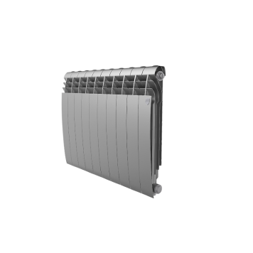 Радиатор алюминиевый Royal Thermo Biliner Alum 500 Silver Satin - 10 секц.