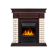 Портал Firelight Bricks Classic камень бежевый, шпон темный дуб