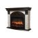 Портал Firelight Torre 25S камень белый, шпон венге