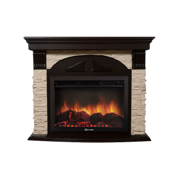 Портал Firelight Torre 26/30S камень слоновая кость, шпон венге