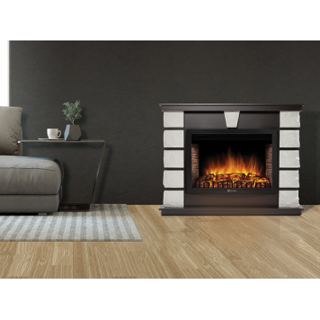 Портал Firelight Excalibur 30 камень белый, шпон венге-3