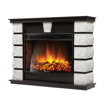 Портал Firelight Excalibur 30 камень белый, шпон венге-1