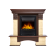Портал Firelight Forte Classic камень бежевый, шпон темный дуб
