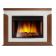 Портал Firelight Prestigio 30 камень белый, шпон дуб