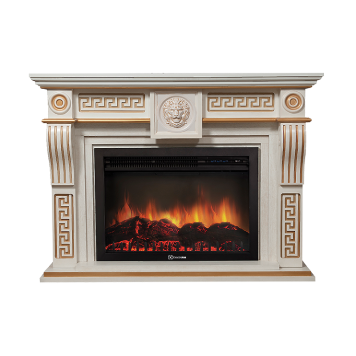 Портал Firelight Vittoriano 30 Белёный дуб с золотой патиной