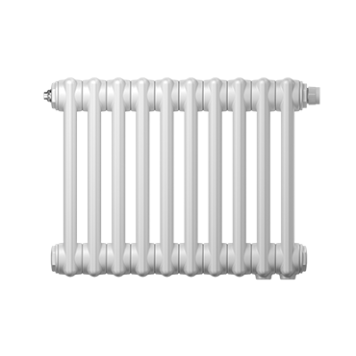 Радиатор труб. Zehnder Charleston Retrofit 3037, 12 сек.1/2 бок.подк. RAL9016 (кроншт.в компл)