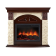 Портал Firelight Torre 25S камень слоновая кость, шпон темный дуб