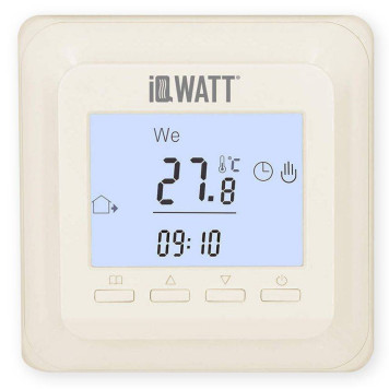 Терморегулятор с ЖК-дисплеем IQ THERMOSTAT Р (ivory)