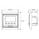Терморегулятор с ЖК-дисплеем IQ THERMOSTAT Р (ivory)