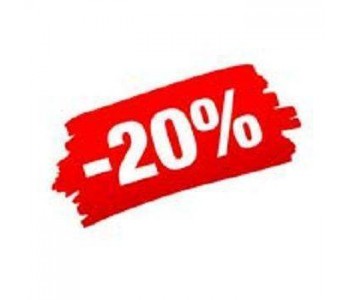Скидка -20% в корзине на товар от цены сайта Скидка -20% в корзине на товар от цены сайта