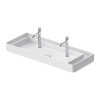 Duravit Bento Starck Box Раковина накладная 114.5х46см, с 2 отв., HygieneGlaze, цвет: белый глянцевый. 2660113272