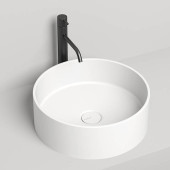 Salini Armonia Раковина накладная 45х45х15cм, без отв., без перелива, S-Sense, цвет: белый глянцевый. 130112G