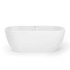 Jacuzzi Moorea Ванна отдельностоящая из акрила 170x75x60.5см, слив-перелив, сифон, регулир.ножки, цвет: белый матовый. MRA00000000