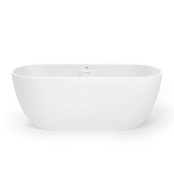 Jacuzzi Moorea Ванна отдельностоящая из акрила 170x75x60.5см, слив-перелив, сифон, регулир.ножки, цвет: белый матовый. MRA00000000-1