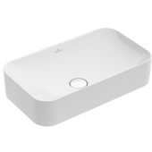 Раковина, Villeroy Boch, Finion, шгв 600-350-115, отверстия для смесителя-отсутствуют, CeramicPlus, цвет-альпийский белый