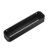 Decor Walther Black Stone DCT45 Душевая полочка 45x10см, подвесная, цвет: черный матовый / сталь матовая. 0973965