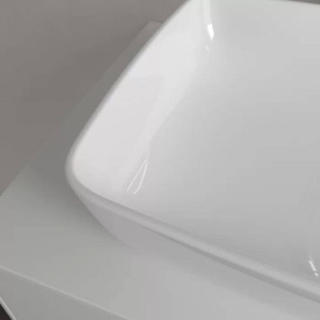 VilleroyBoch Artis Раковина 58х38.5х12.5см., накладная, без отв., без перелива, TitanCeram, цвет: альпийский белый. 41725801-6