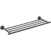 AQ4222MB ОБЕРОН полка для полотенец, матовый черный AQ4222MB