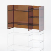 Laufen Kartell Стеллаж, 75х26х53см, пластик, напольный, цвет: янтарь. 3.8933.1.081.000.1