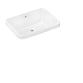 HG 60 158 450 Xuniva Q Раковина встраиваемая 550х400 с переливом, белый 60158450