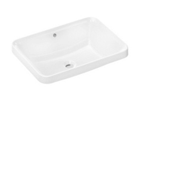 HG 60 158 450 Xuniva Q Раковина встраиваемая 550х400 с переливом, белый 60158450