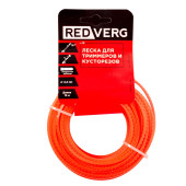 Леска для триммера REDVERG д 2,4мм (15м) квадратная зубчатая (990491)