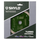 Круг алмазный SHYLD сегментный универсальный TURBO по стройматериалам 150х22,23 мм(30070)