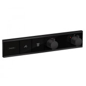 HG 15 380 670 RainSelect Термостат для 2х потребителей (внешняя монтажная часть), черная
