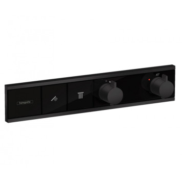 HG 15 380 670 RainSelect Термостат для 2х потребителей (внешняя монтажная часть), черная