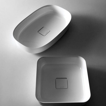 Antonio Lupi Bolo Раковина 63х40 см, без отв., накладная, цвет: белый-4