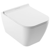 RT26SL Rita унитаз подвесной, безободковый, с тонким сиденьем с микролифтом, Serel RT26SL