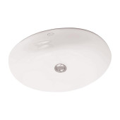 E2210-0 Caxton раковина встраиваемая снизу 49x41 cm, белая с отв перелива E2210-0