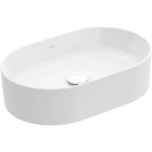 VilleroyBoch Collaro Раковина накладная, 56x36х14.5см., без отв., цвет: альпийский белый. 4A195601