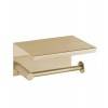 Boheme Uno Держатель для туалетной бумаги с крышкой 16x8,5x8,3h см, цвет: золото матовое 10971-MG