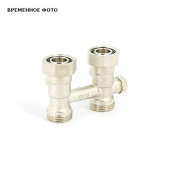 Узел прямой НВ 3/4 ЕК х 3/4 ЕК радиаторный со встроенными вентилями