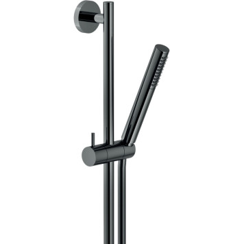 AD140/37FLP душевой гарнитур 60 см 1jet, глянцевый черный AD140/37FLP