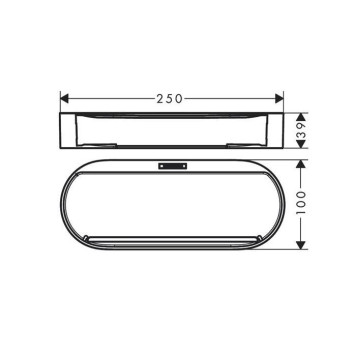 Hansgrohe WallStoris Корзина для хранения, цвет: матовый черный. 27913670-1