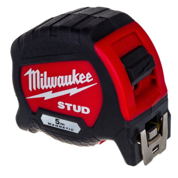 Рулетка Milwaukee PREMIUM STUD GEN II магнитная 5 м (33мм) (626)-1
