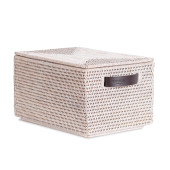Decor Walther Basket Коробка универсальная 39.5x25х21см., настольная, цвет: ротанг светлый. 0941091