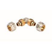 Угольник 90° обжим, 26x26, HENCO 4-2626-S 4-2626-S