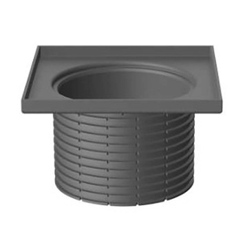 Трап Fachmann 122 x 122 мм T 310.0 SNsP г/затвор вертикальный выпуск 50/75/110 нержавеющая сталь-2