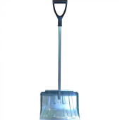 Лопата снеговая Американка-4 с  ал. чер, V-ручка