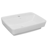 RT30TXS110H RITA прямоугольная раковина для установки в столешницу 44х59 см, с отверстием под смеситель, Serel RT30TXS110H