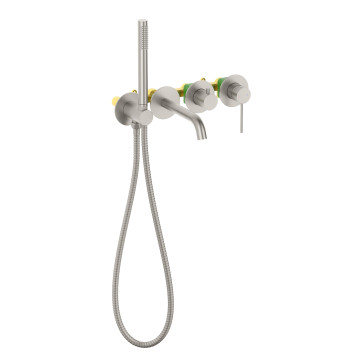 Смеситель встроенный для ванны с душем Timo Saona 2314/13YSM никель 2314/13YSM