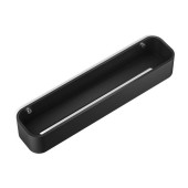 Decor Walther Black Stone Полочка для душа 45x10см., подвесная, цвет: черный матовый/хром. 0973964